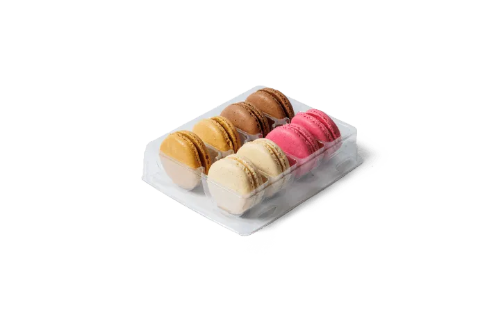 [79] 16 8pk Macaroons Coffee, Chocolate, Lemon, Vanilla *128 pcs*
